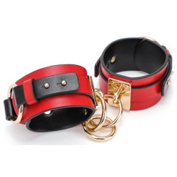 KinkHarness Coffret BDSM Luxury Noir-Rouge 8 Pièces